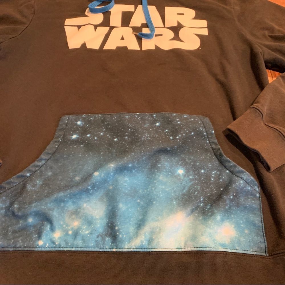Star Wars Graphic Hoodie Kangaroo Pocket Large - Picture 3 of 6